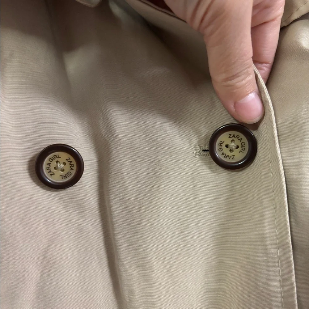 Zara girls trench size 13-14